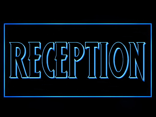 Reception Wordmark LED Neon Light Sign